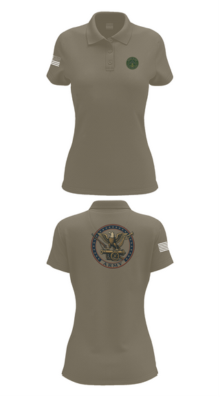 Womens Short Sleeve Performance Polo, Military Funeral Honors, , Teamtime, Team time, sublimation, custom sports apparel, team uniforms, spirit wear, spiritwear, sports uniforms, custom shirts, team store, custom team store, fundraiser sports, apparel fundraiser