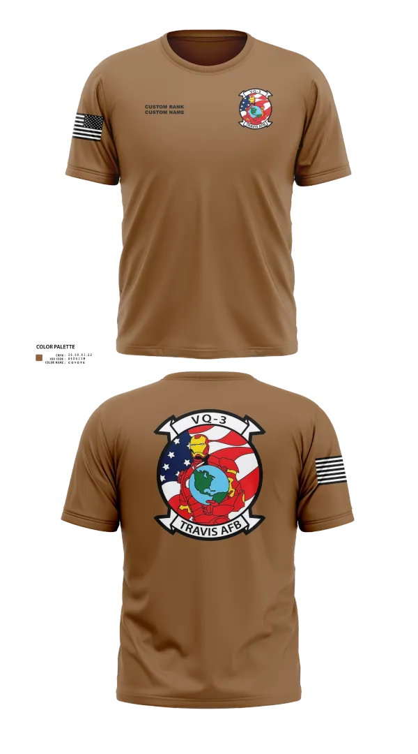 Short Sleeve Performance Shirt, VQ3 Det Travis, , Teamtime, Team time, sublimation, custom sports apparel, team uniforms, spirit wear, spiritwear, sports uniforms, custom shirts, team store, custom team store, fundraiser sports, apparel fundraiser