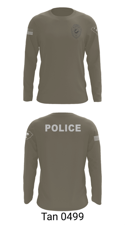 Bluffton PD 22287446 Long Sleeve Performance Shirt 63