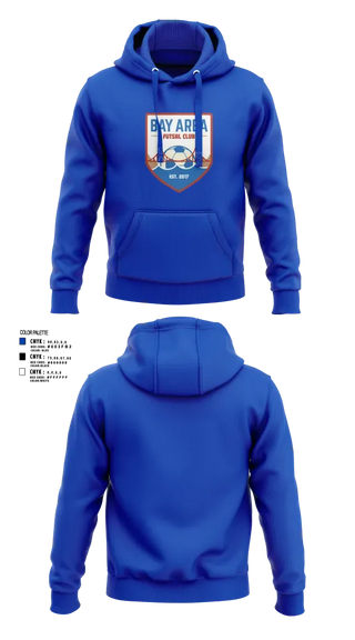 Hoodie, Bay Area Futsal Club, Men's Soccer, Teamtime, Team time, sublimation, custom sports apparel, team uniforms, spirit wear, spiritwear, sports uniforms, custom shirts, team store, custom team store, fundraiser sports, apparel fundraiser
