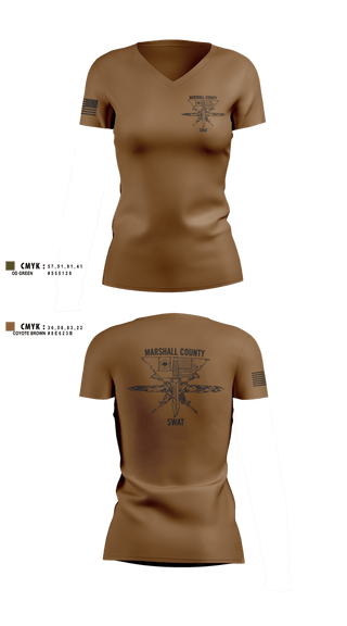 Womens Short Sleeve Vneck Shirt, MARSHALL COUNTY SHERIFF DEPARTMENT, Police, Teamtime, Team time, sublimation, custom sports apparel, team uniforms, spirit wear, spiritwear, sports uniforms, custom shirts, team store, custom team store, fundraiser sports, apparel fundraiser