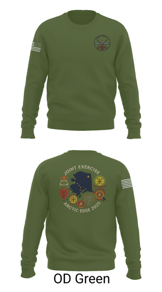 Crew Neck Sweatshirt, RCKT BTRY D 2nd BN 14th MAR, Marines, Teamtime, Team time, sublimation, custom sports apparel, team uniforms, spirit wear, spiritwear, sports uniforms, custom shirts, team store, custom team store, fundraiser sports, apparel fundraiser