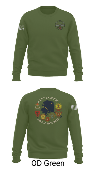 RCKT BTRY D 2nd BN 14th MAR 78897575 Crew Neck Sweatshirt - 45