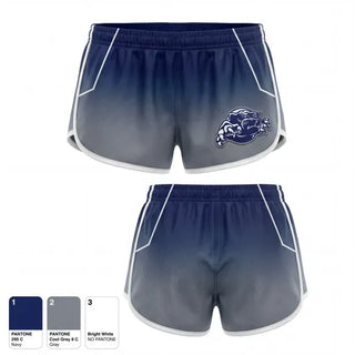 Womens Shorts, Pasquotank County Panthers, Track & Field, Teamtime, Team time, sublimation, custom sports apparel, team uniforms, spirit wear, spiritwear, sports uniforms, custom shirts, team store, custom team store, fundraiser sports, apparel fundraiser