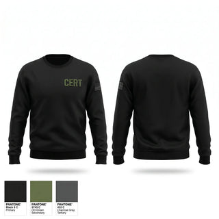 Crew Neck Sweatshirt, Hancock county sheriff C.E.R.T team, Police, Teamtime, Team time, sublimation, custom sports apparel, team uniforms, spirit wear, spiritwear, sports uniforms, custom shirts, team store, custom team store, fundraiser sports, apparel fundraiser