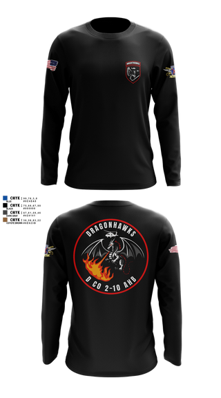 Long Sleeve Performance Shirt, 2-10 AHB Knighthawks, Spirit Store, Teamtime, Team time, sublimation, custom sports apparel, team uniforms, spirit wear, spiritwear, sports uniforms, custom shirts, team store, custom team store, fundraiser sports, apparel fundraiser