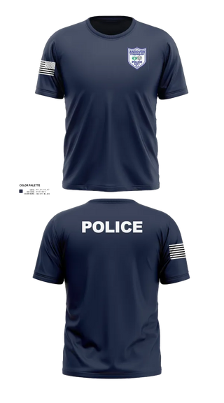 Short Sleeve Performance Shirt, Andover Township Police Department, , Teamtime, Team time, sublimation, custom sports apparel, team uniforms, spirit wear, spiritwear, sports uniforms, custom shirts, team store, custom team store, fundraiser sports, apparel fundraiser