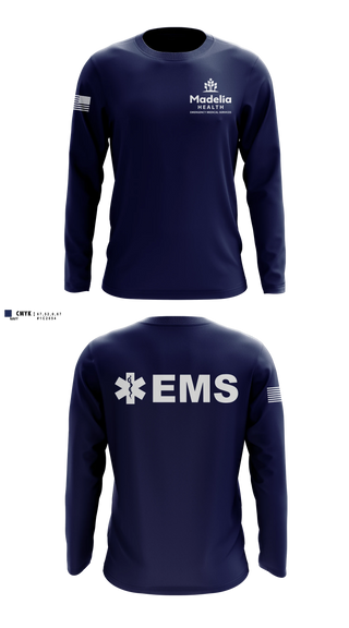 Long Sleeve Rash Guard Shirt, Madelia Health EMS, EMS/EMT, Teamtime, Team time, sublimation, custom sports apparel, team uniforms, spirit wear, spiritwear, sports uniforms, custom shirts, team store, custom team store, fundraiser sports, apparel fundraiser