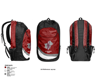 Gear Bag, St Clair County Saints, , Teamtime, Team time, sublimation, custom sports apparel, team uniforms, spirit wear, spiritwear, sports uniforms, custom shirts, team store, custom team store, fundraiser sports, apparel fundraiser