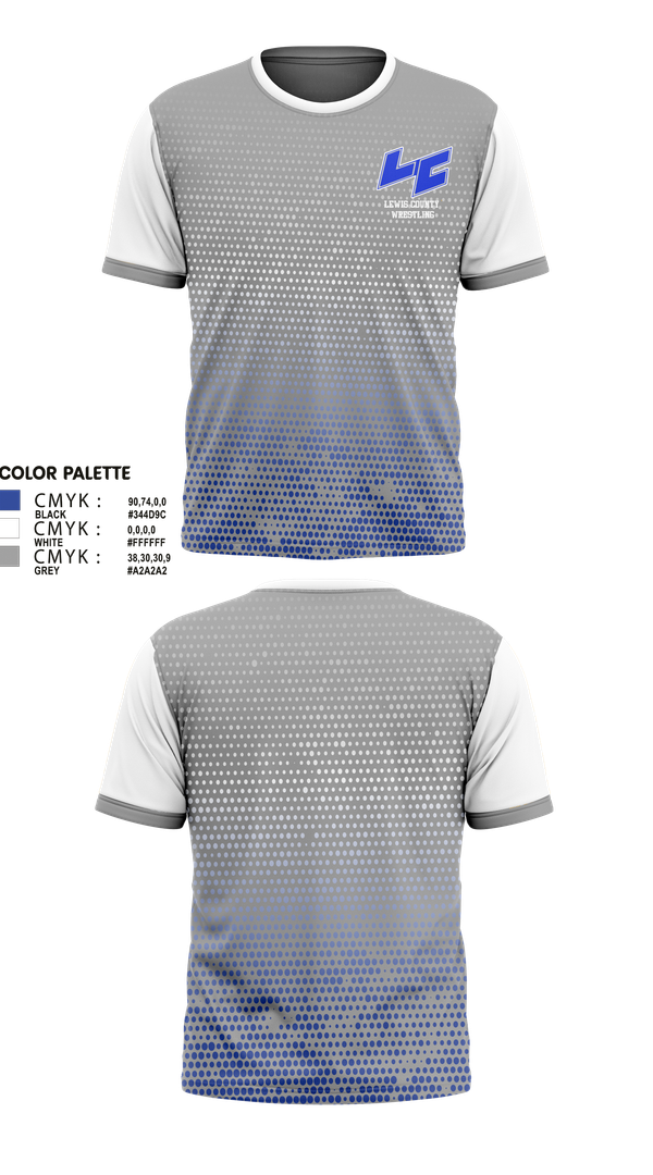 Short Sleeve Performance Shirt, Lewis County High School Wrestling, Wrestling, Teamtime, Team time, sublimation, custom sports apparel, team uniforms, spirit wear, spiritwear, sports uniforms, custom shirts, team store, custom team store, fundraiser sports, apparel fundraiser