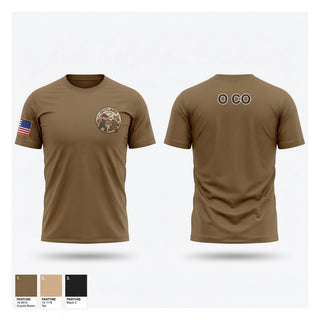 Short Sleeve Performance Shirt, Oscar Company 1st PLT, Army, Teamtime, Team time, sublimation, custom sports apparel, team uniforms, spirit wear, spiritwear, sports uniforms, custom shirts, team store, custom team store, fundraiser sports, apparel fundraiser