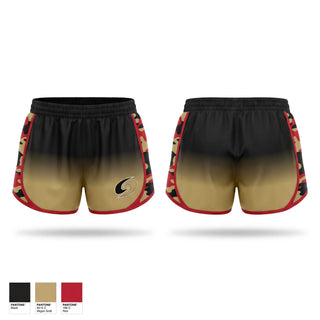 Womens Shorts, Hurricanes, Cheer, Teamtime, Team time, sublimation, custom sports apparel, team uniforms, spirit wear, spiritwear, sports uniforms, custom shirts, team store, custom team store, fundraiser sports, apparel fundraiser