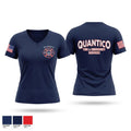 Quantico Fire and Emergency Services Women's Short Sleeve V-neck Shirt - 1
