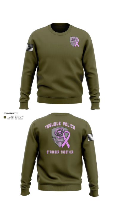Tesuque Police Dept 47912639 Crew Neck Sweatshirt - 23
