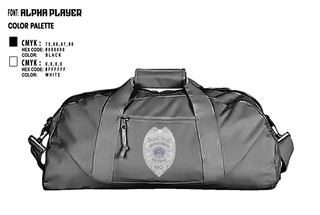 Duffle Bag, Neosho Police, Police, Teamtime, Team time, sublimation, custom sports apparel, team uniforms, spirit wear, spiritwear, sports uniforms, custom shirts, team store, custom team store, fundraiser sports, apparel fundraiser