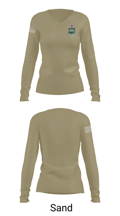 1-35 conquerors 73648216 Women's Long Sleeve V-neck Shirt - 97