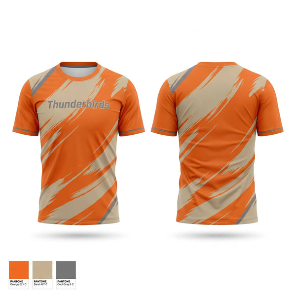 Short Sleeve Performance Shirt, Thunderbirds, Baseball, Teamtime, Team time, sublimation, custom sports apparel, team uniforms, spirit wear, spiritwear, sports uniforms, custom shirts, team store, custom team store, fundraiser sports, apparel fundraiser