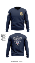 Tilton Police Department 94769957 Crew Neck Sweatshirt - 1