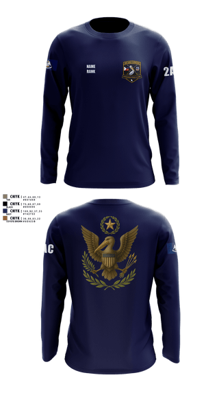 Long Sleeve Performance Shirt, 2nd Area Command (LASG), , Teamtime, Team time, sublimation, custom sports apparel, team uniforms, spirit wear, spiritwear, sports uniforms, custom shirts, team store, custom team store, fundraiser sports, apparel fundraiser