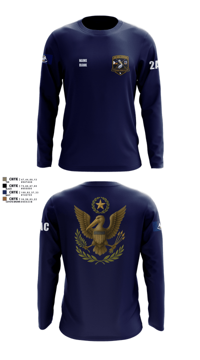 2nd Area Command (LASG) 22511039 Long Sleeve Performance Shirt 6