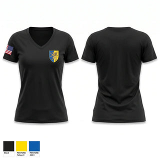Womens Short Sleeve Vneck Shirt, 31st CST, Army, Teamtime, Team time, sublimation, custom sports apparel, team uniforms, spirit wear, spiritwear, sports uniforms, custom shirts, team store, custom team store, fundraiser sports, apparel fundraiser