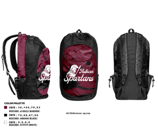 Gear Bag, Auburn Spartans, , Teamtime, Team time, sublimation, custom sports apparel, team uniforms, spirit wear, spiritwear, sports uniforms, custom shirts, team store, custom team store, fundraiser sports, apparel fundraiser