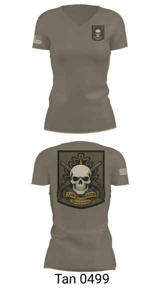 Womens Short Sleeve Vneck Shirt, 430th MP Detachment, , Teamtime, Team time, sublimation, custom sports apparel, team uniforms, spirit wear, spiritwear, sports uniforms, custom shirts, team store, custom team store, fundraiser sports, apparel fundraiser