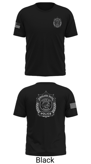 Short Sleeve Performance Shirt, Overland Park Police, Police, Teamtime, Team time, sublimation, custom sports apparel, team uniforms, spirit wear, spiritwear, sports uniforms, custom shirts, team store, custom team store, fundraiser sports, apparel fundraiser