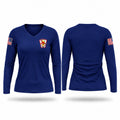 WESTOVER VFD Women's Long Sleeve V-neck Shirt - 1