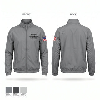 Windbreaker, Bowers Emergency Services, EMS/EMT, Teamtime, Team time, sublimation, custom sports apparel, team uniforms, spirit wear, spiritwear, sports uniforms, custom shirts, team store, custom team store, fundraiser sports, apparel fundraiser
