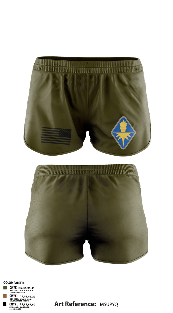 Ranger Panties, USAICOE, Army, Teamtime, Team time, sublimation, custom sports apparel, team uniforms, spirit wear, spiritwear, sports uniforms, custom shirts, team store, custom team store, fundraiser sports, apparel fundraiser