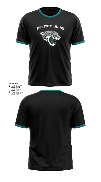Forestview Jaguars Short Sleeve Shooting Shirt - 23