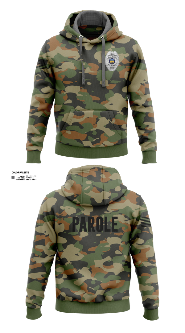 Hoodie, Adult Parole Authority, Police, Teamtime, Team time, sublimation, custom sports apparel, team uniforms, spirit wear, spiritwear, sports uniforms, custom shirts, team store, custom team store, fundraiser sports, apparel fundraiser