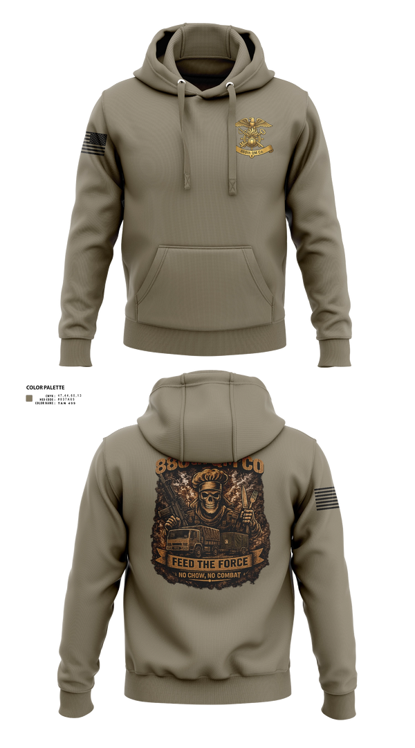 Hoodie, 880th QM CO, Army, Teamtime, Team time, sublimation, custom sports apparel, team uniforms, spirit wear, spiritwear, sports uniforms, custom shirts, team store, custom team store, fundraiser sports, apparel fundraiser