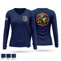 Boone 2 Women's Long Sleeve V-neck Shirt - 1