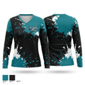 Webster/Siren Storm Women's Long Sleeve V-neck Shirt - 1