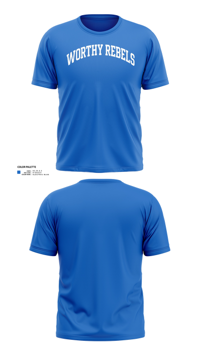 Worthy Rebels Soft Poly Tee Cotton Like Feel - 30