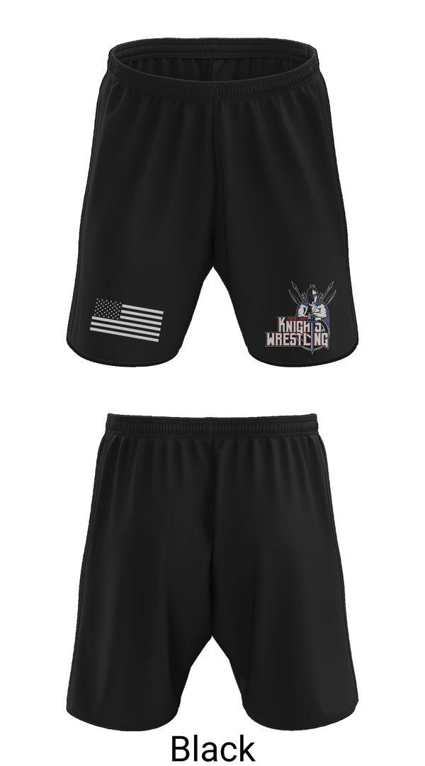 Athletic Shorts With Pockets, Lawrence County Knights, Wrestling, Teamtime, Team time, sublimation, custom sports apparel, team uniforms, spirit wear, spiritwear, sports uniforms, custom shirts, team store, custom team store, fundraiser sports, apparel fundraiser