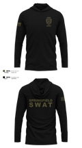 Springfield Ohio SWAT Long Sleeve Hooded Sun Shirt - 8