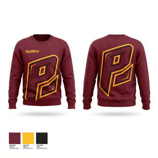 Crew Neck Sweatshirt, Panthers, Women's Basketball, Teamtime, Team time, sublimation, custom sports apparel, team uniforms, spirit wear, spiritwear, sports uniforms, custom shirts, team store, custom team store, fundraiser sports, apparel fundraiser