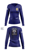 Lexington Police Department 67013531 Women's Long Sleeve V-neck Shirt - 100