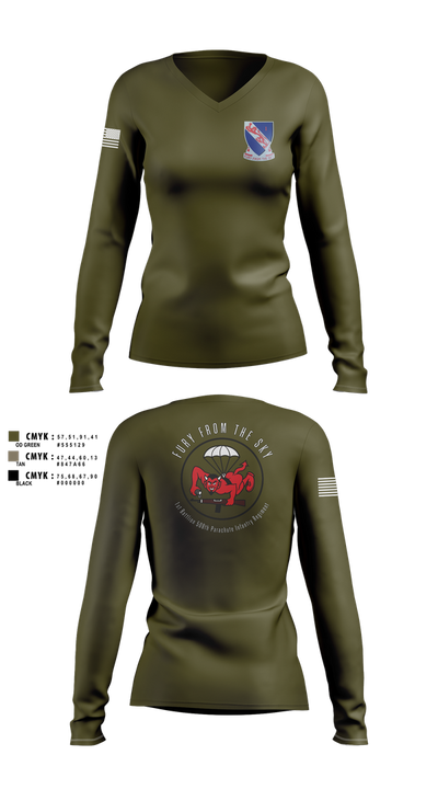 CCo, 1-508PIR (OG) Women's Long Sleeve V-neck Shirt - 2