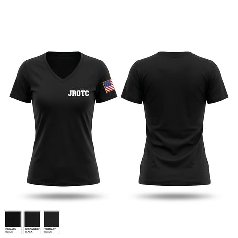 Womens Short Sleeve Vneck Shirt, JROTC, Army, Teamtime, Team time, sublimation, custom sports apparel, team uniforms, spirit wear, spiritwear, sports uniforms, custom shirts, team store, custom team store, fundraiser sports, apparel fundraiser