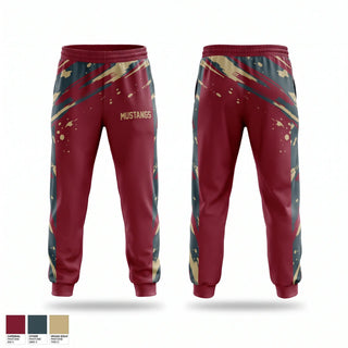 Sweatpants, Mustangs, , Teamtime, Team time, sublimation, custom sports apparel, team uniforms, spirit wear, spiritwear, sports uniforms, custom shirts, team store, custom team store, fundraiser sports, apparel fundraiser