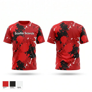 Short Sleeve Performance Shirt, Scotia Scorch, Softball, Teamtime, Team time, sublimation, custom sports apparel, team uniforms, spirit wear, spiritwear, sports uniforms, custom shirts, team store, custom team store, fundraiser sports, apparel fundraiser