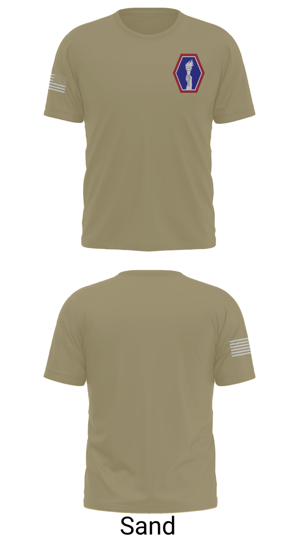 Short Sleeve Performance Shirt, 100 Battalion 442 Infantry, Army, Teamtime, Team time, sublimation, custom sports apparel, team uniforms, spirit wear, spiritwear, sports uniforms, custom shirts, team store, custom team store, fundraiser sports, apparel fundraiser