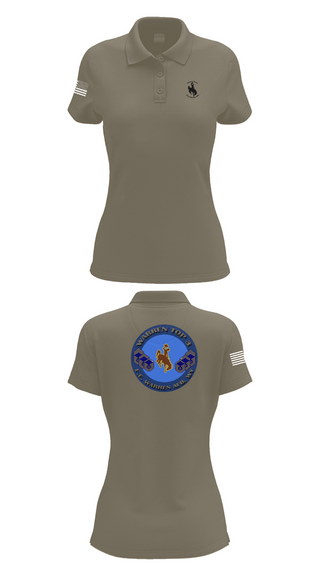 Womens Short Sleeve Performance Polo, FE Warren Top-III, , Teamtime, Team time, sublimation, custom sports apparel, team uniforms, spirit wear, spiritwear, sports uniforms, custom shirts, team store, custom team store, fundraiser sports, apparel fundraiser