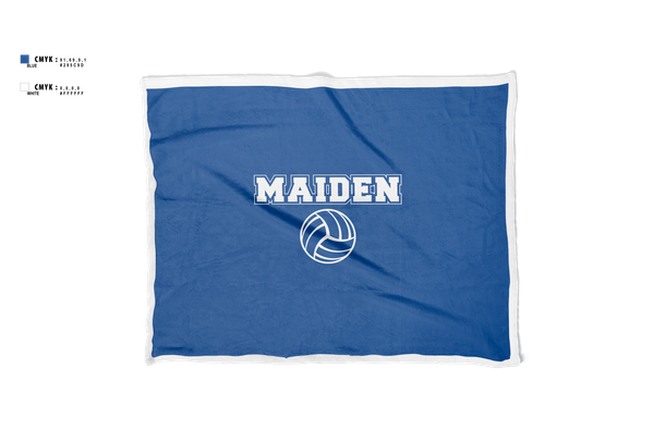 Blanket, Maiden High School Volleyball, Women's Volleyball, Teamtime, Team time, sublimation, custom sports apparel, team uniforms, spirit wear, spiritwear, sports uniforms, custom shirts, team store, custom team store, fundraiser sports, apparel fundraiser