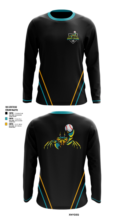 Ghost Crabs Long Sleeve Performance Shirt 7