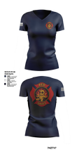 City of Lake Geneva Fire Department 76395935 Women's Short Sleeve V-neck Shirt - 101